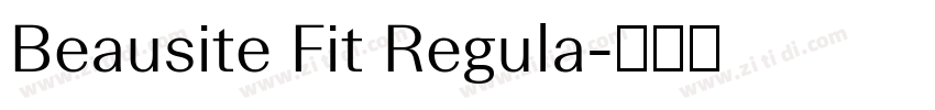 Beausite Fit Regula字体转换